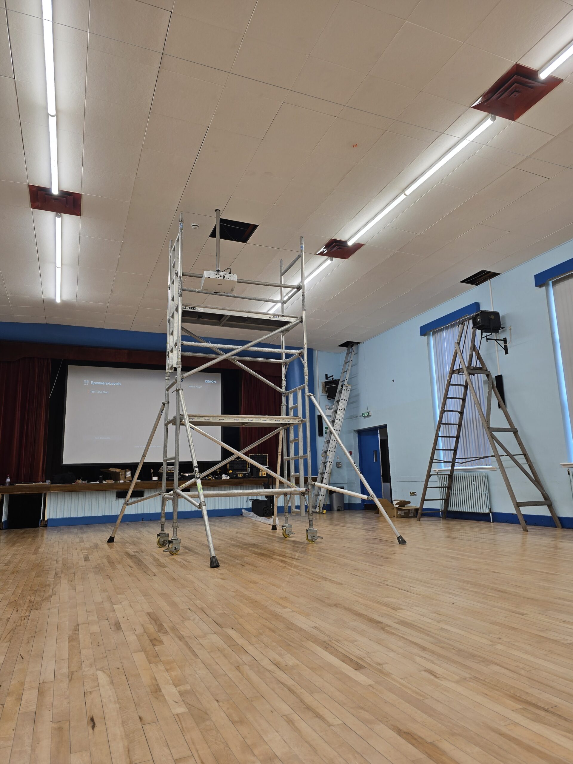 AV install in hall